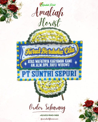 Papan Bunga Duka di Penengahan Raya